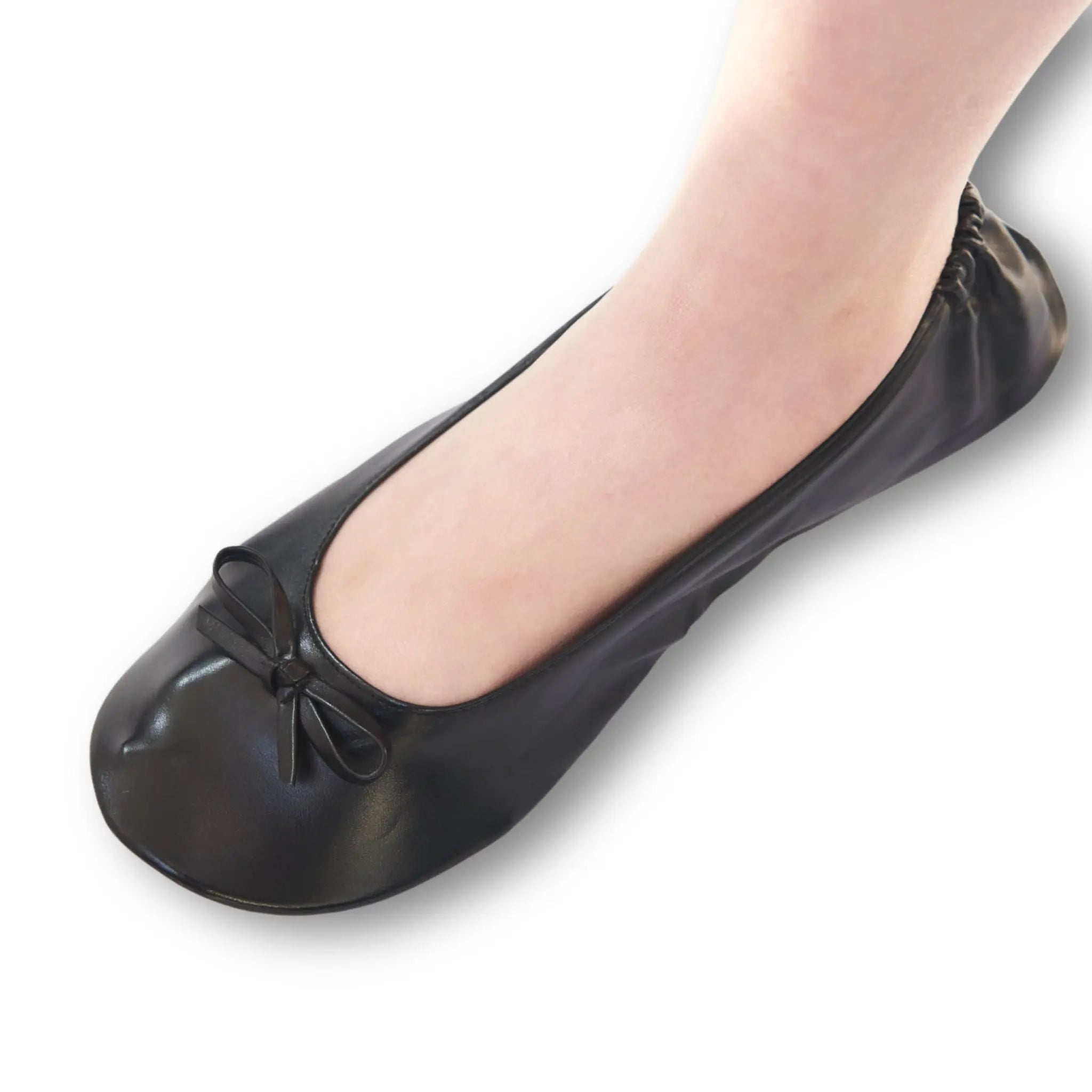 Dance the Night Away in Comfort: Stylish Foldable Flats for Wedding Guests in Black Size S to XXL