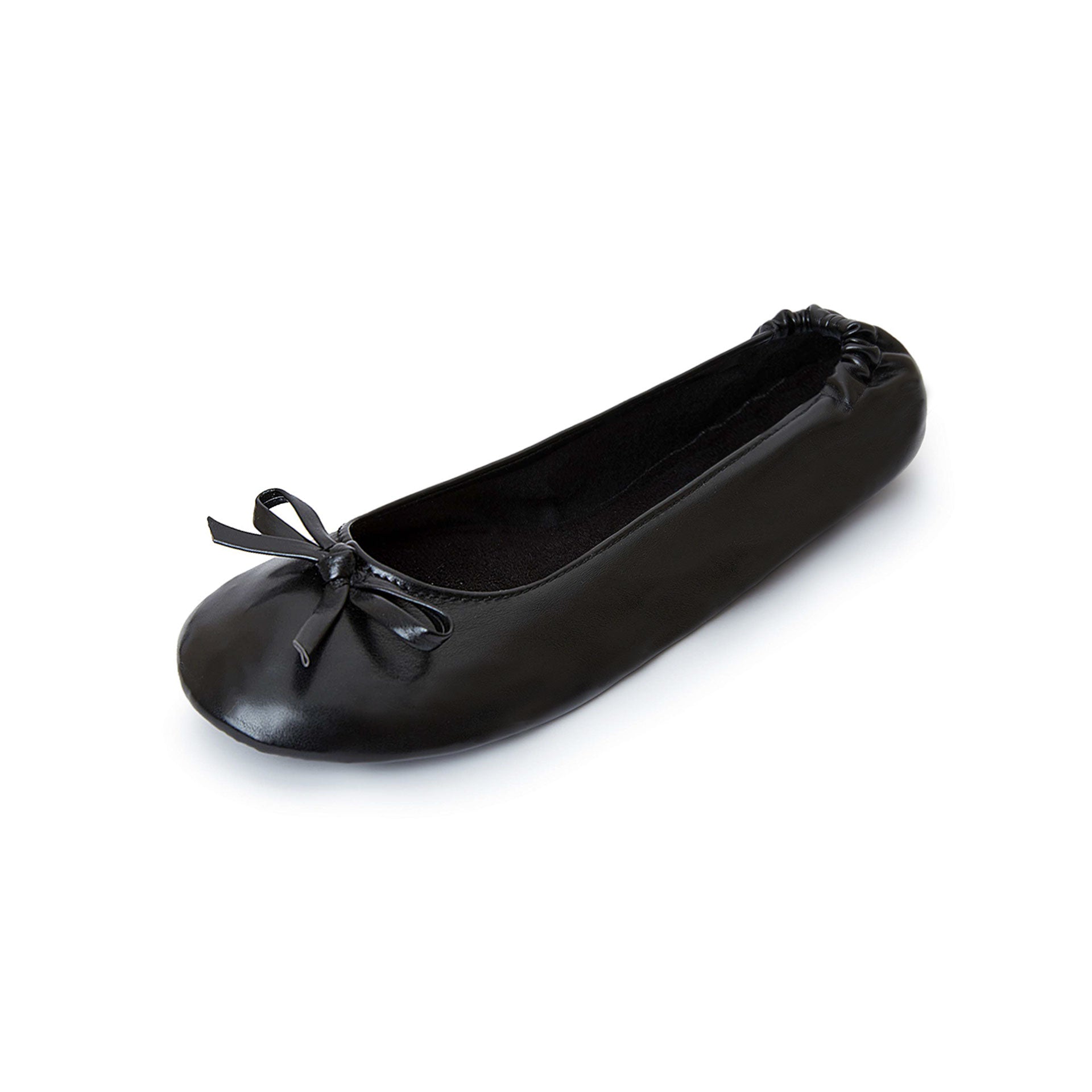 5 Pairs Black Foldable Flats for Weddings - Multiple Sizes (S to XXL)